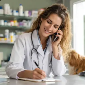 Atención veterinaria telefónica